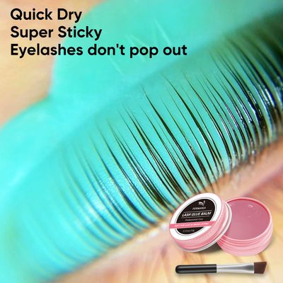 PERMANIA Lash Lift Rod Adhesive, New Brow Lamination Glue Balm, Soft Fragrance Strong Viscosity and Water Solubility for Lash Perm Kit (Peach)
