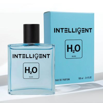Intelligent H2O Aquatic, Bold, and Refreshing Eau de Parfum for Men 3.4 Fl Oz (100 mL)