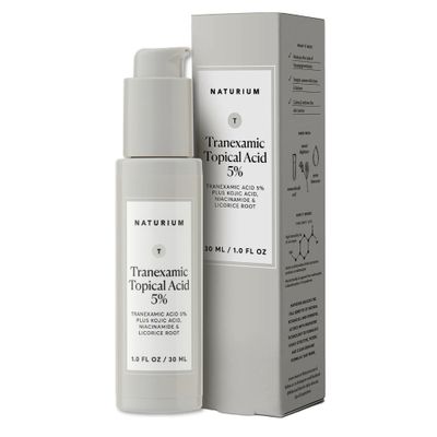 Naturium Tranexamic Topical Acid 5, Face Skin Care, with Kojic Acid, Niacinamide Licorice Root, 1 oz
