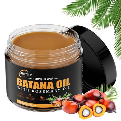 Raw Batana Oil for Hair Growth,Rosemary Oil,100 Natural Pure Dr. Sebi Batana Oil from Honduras,Unrefined Organic Batana Oil Hair Growth Oil for Prevent Hair Loss 5.3 oz