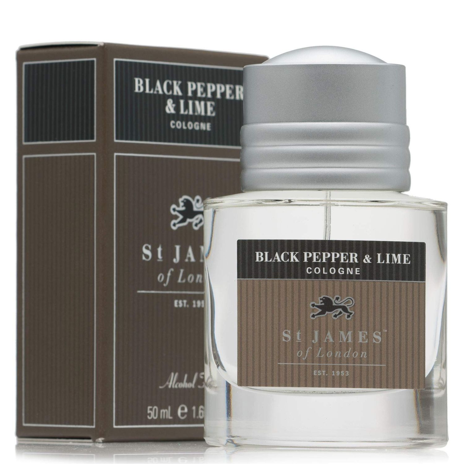 St James of London Black Pepper Lime Cologne, 1.69 oz