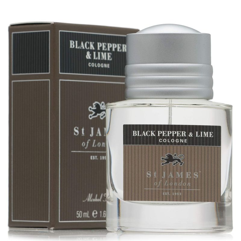 St James of London Black Pepper Lime Cologne, 1.69 oz