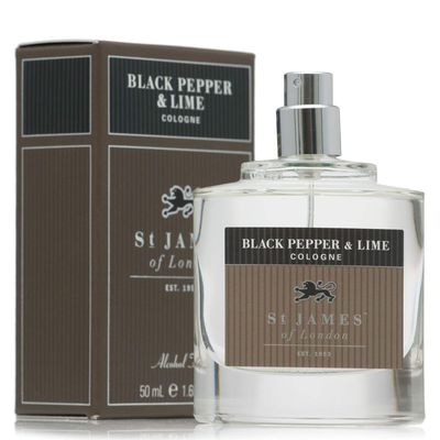 St James of London Black Pepper Lime Cologne, 1.69 oz
