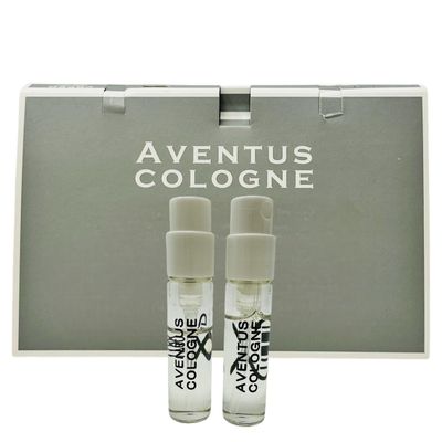 2 Aventus COLOGNE Sample Vial 2ml .06 fl oz each. Family Scent Woody Fresh