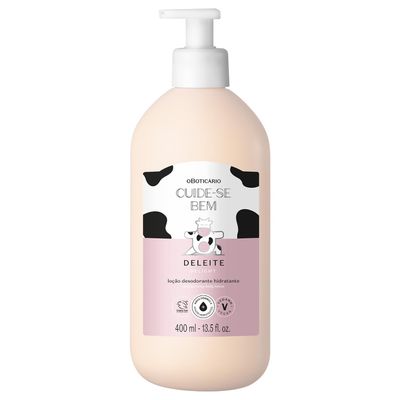 O Boticrio Cuide-se Bem Delight Body Lotion, Cozy Hydration with Sweet, Enveloping Sweet Fragrance, 13.5 Ounce (400ml)