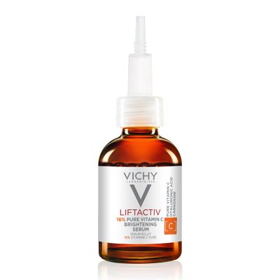 Vichy LiftActiv Vitamin C Serum For Face, Brightening Serum With 15 Pure Vitamin C Hyaluronic Acid Vitamin E, Reduces Fine Lines, Smooths Skin Texture, Improves Radiance, Anti Aging