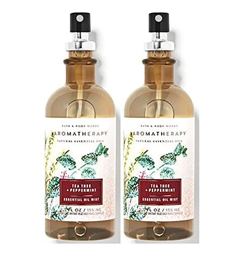 Bath Body Works Aromatherapy Pillow Mist, 5.3 Fl Oz, 2-Pack (Tea Tree Peppermint)