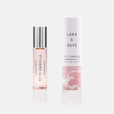 Lake Skye 11 11 Vanilla Fragrance Oil Rollerball 0.33 fl oz (10ml), Unisex Perfume, Vanilla, Sheer Amber and Apple Notes, Soft and Warm Scent, Oil-Based Formula, Long Lasting Fragrance