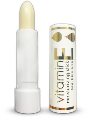 Piping Rock Vitamin E Moisturizing Stick for Lips Nourishing and Conditioning Balm Free of Parabens, SLS Fragrances