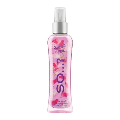 So? Sweet Pea Body Mist - Floral Perfume for Women with Bergamot, Sweet Pea, Peony Notes - Ideal Gifts for Women - Body Spray for Women - 3.5 oz