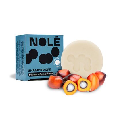 NOLE CARE Sustainable Bar Shampoo with Batana Oil, Fragrance Free for a Radiant Hair (3 oz) - PH Balanced, Rice Protein Based Shampoo, Sulfate-Free, Plastic-Free