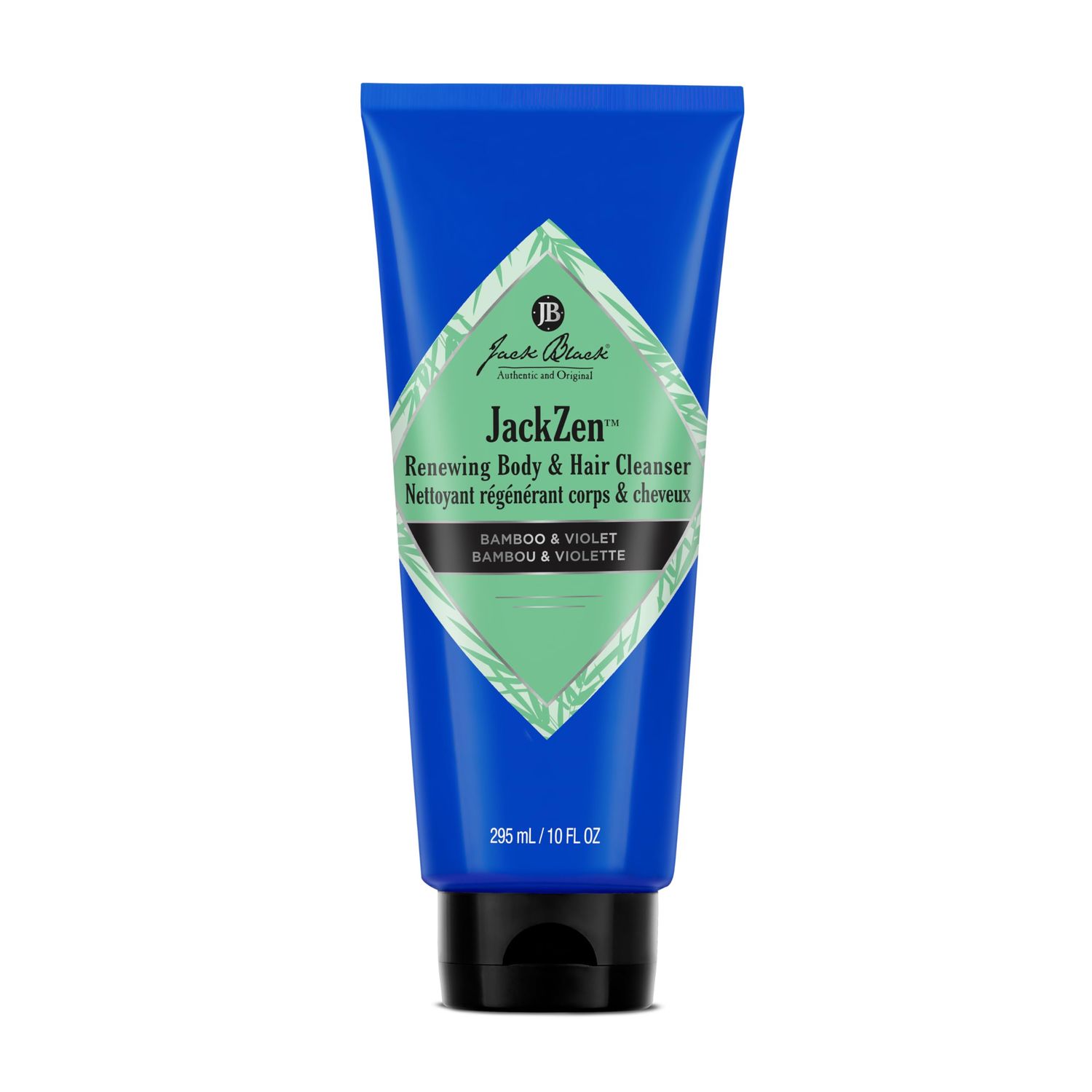 Jack Black Jackzen Renewing Body Hair Cleanser, 10 oz. - Earthy Fragrance, Body Cleanser, Shower Gel, Body Wash for Men Women, Shower Soap for Dirt Sweat