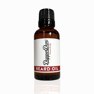 Dapper Dan Beard Oil, Essential Oil Blend for a Soft and Nourished Beard, For Daily Use, Vanilla and Tonka Bean Fragrance, 1 x 30ml