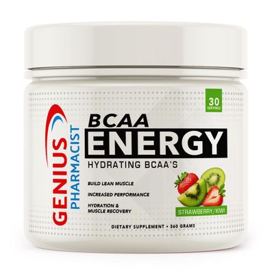 Genius Pharmacist BCAA Energy Hydrating BCAA&#39;s StrawberryKiwi - 30 Servings