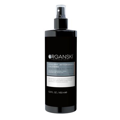 Organski After Shave Cologne - Opulent Scent, Softens Skin, Refreshes Post-Shave, with Jojoba Oil, Aloe Vera Witch Hazel, 15.21 fl oz (450ml)