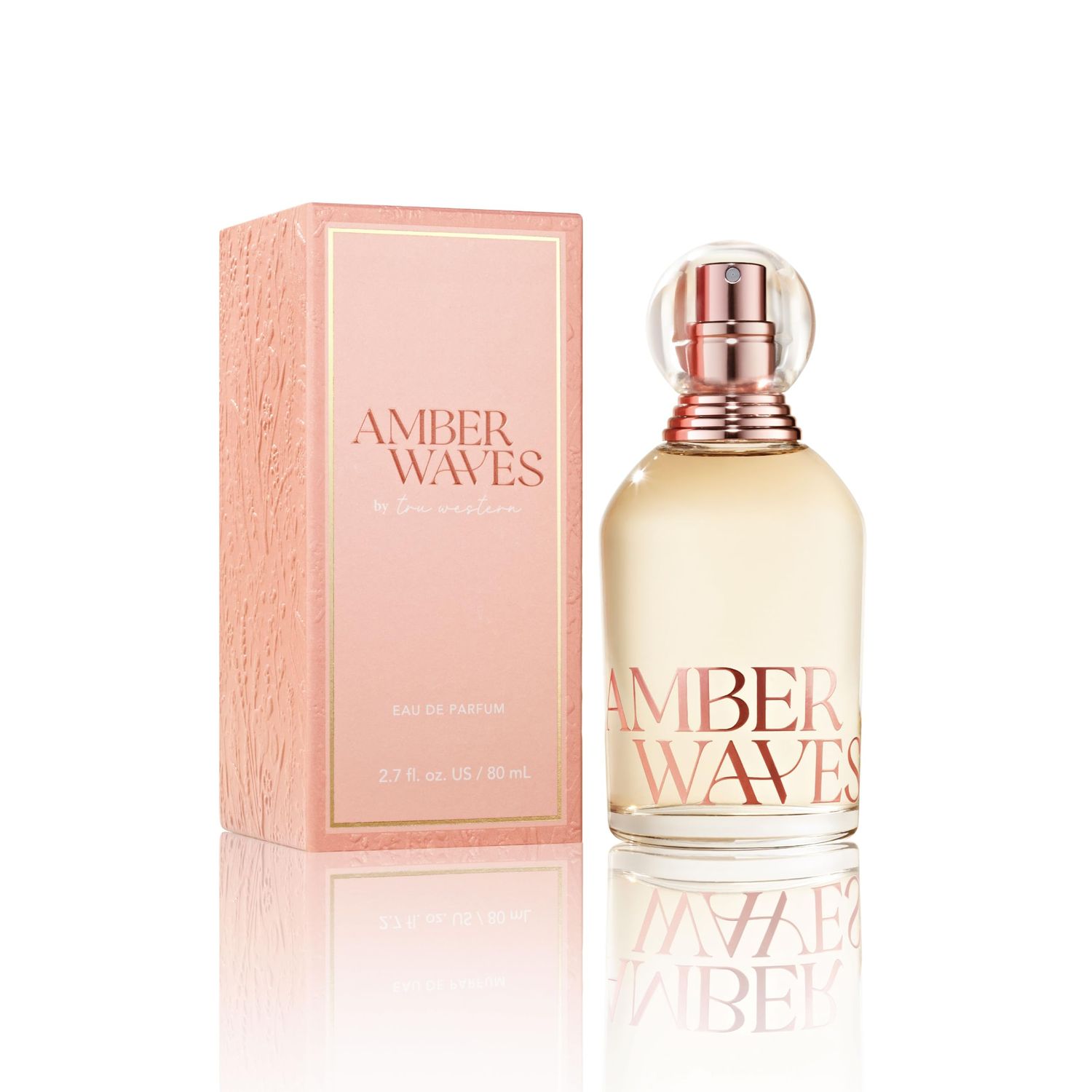 Tru Western Amber Waves Eau de Parfum 2.7 fl oz, Fragrance for Women, Full-Sized Perfume, Bold Earthy Scent, Creamy Fig, Vanilla Blossom, Sandalwood, and Texas Cedar Notes, Long-Lasting