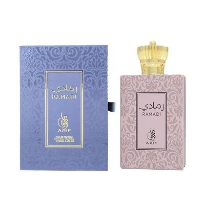 ARIF Ramadi Perfumes - Fresh Oriental Eau de Parfum for Men - Bergamot, Hazelnut, Honey, Cedar, Tonka Bean Ambergris - Premium Long-Lasting Mens Fragrance - 3.4 oz