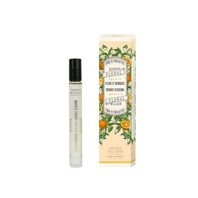 Panier des Sens - Orange Blossom Roll-on Eau de Toilette 0.3 Floz - Sweet Enveloping Fragrance - Mini Perfume for Women - Parfum Crafted in Grasse, France - Daily Use - Light Travel Perfume