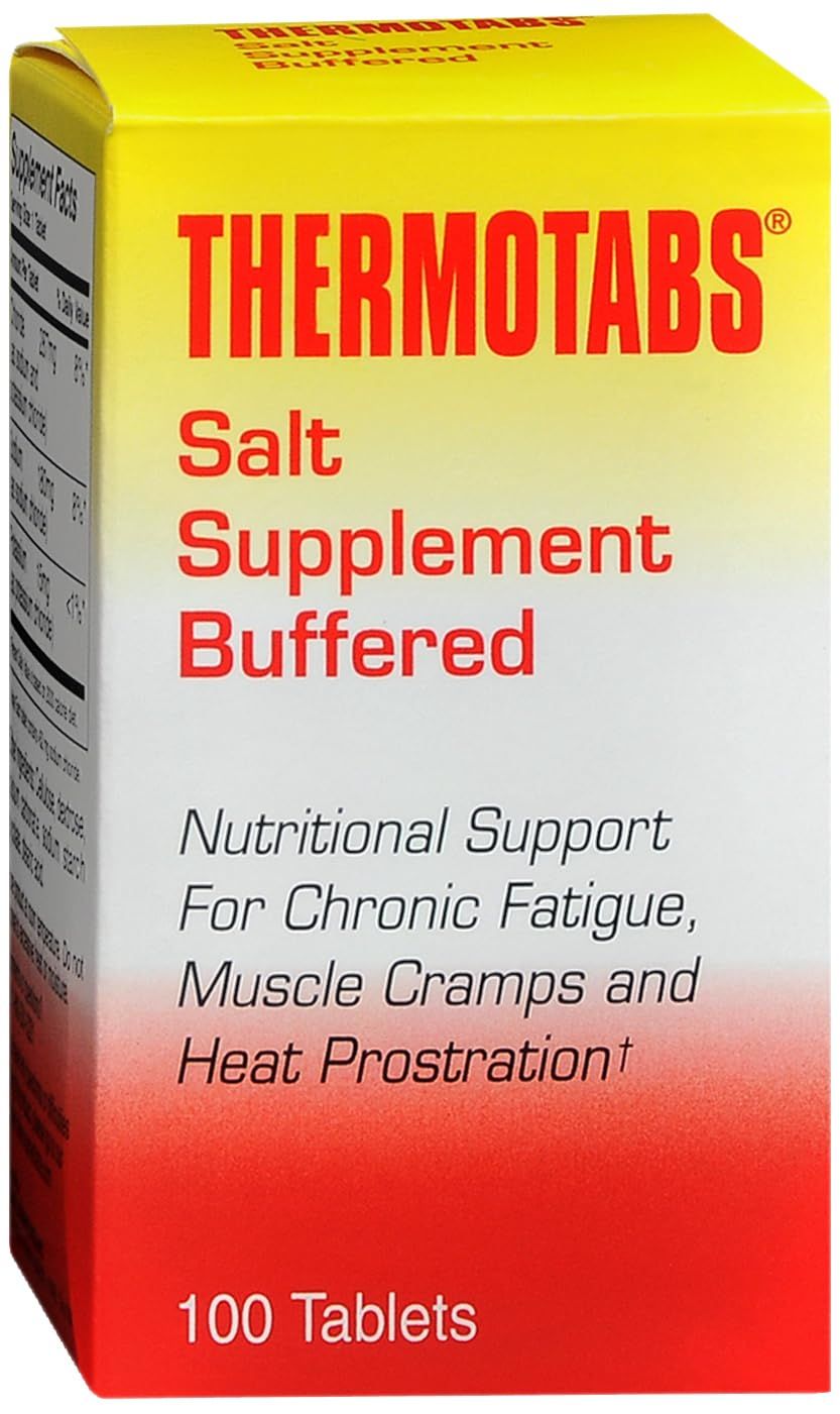 THERMOTABS Salt Supplement Buffered Tablets 100 Tablets (Pack of 4)