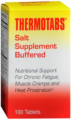 THERMOTABS Salt Supplement Buffered Tablets 100 Tablets (Pack of 4)