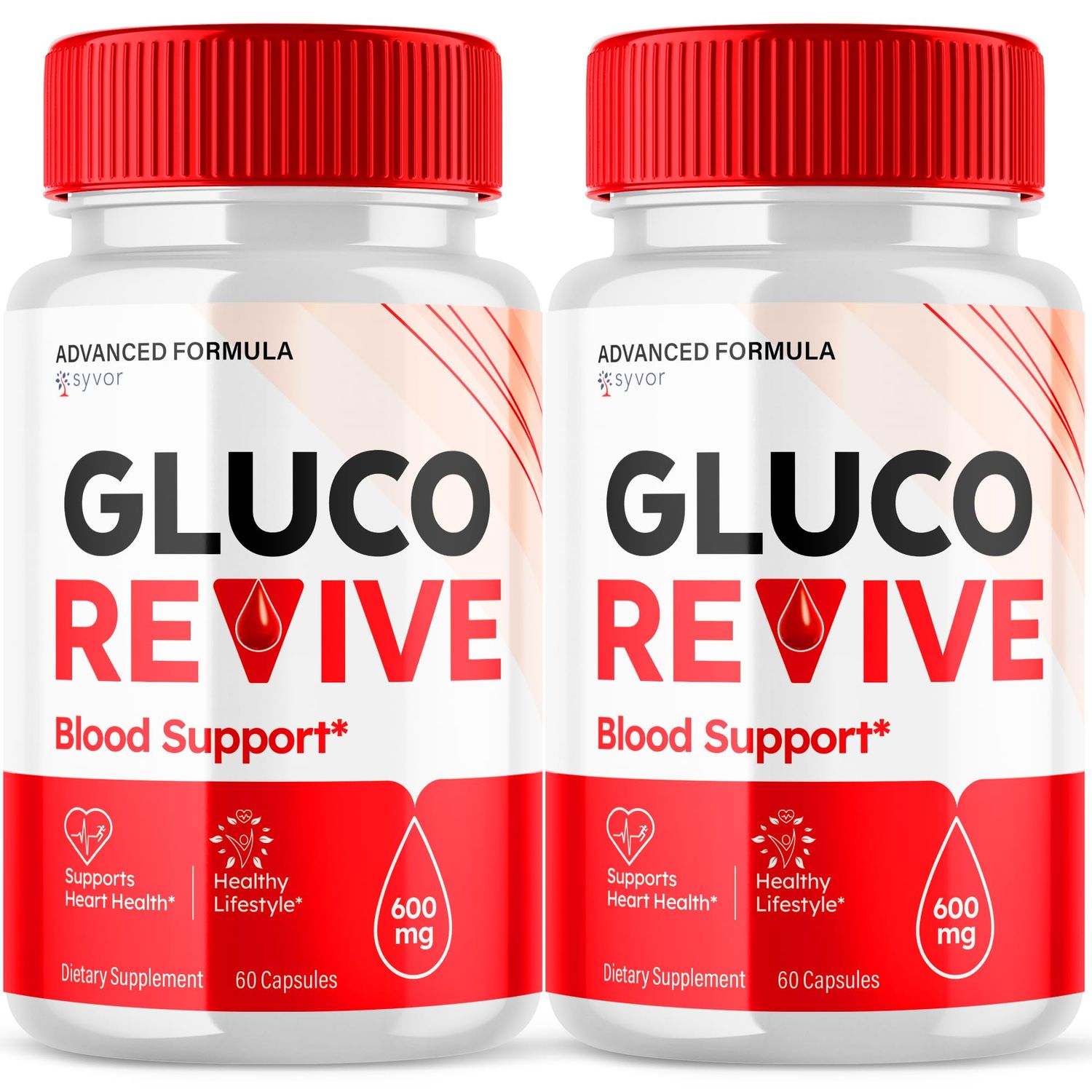 (2 Pack) Gluco Revive Capsules, Gluco Revive Advanced Formula Vitamin Pills, GlucoRevive Natural Ingredients Supports Healthy Lifesytle Glycogen Support Gluco Revive Glyco Optimizer (120 Capsules)