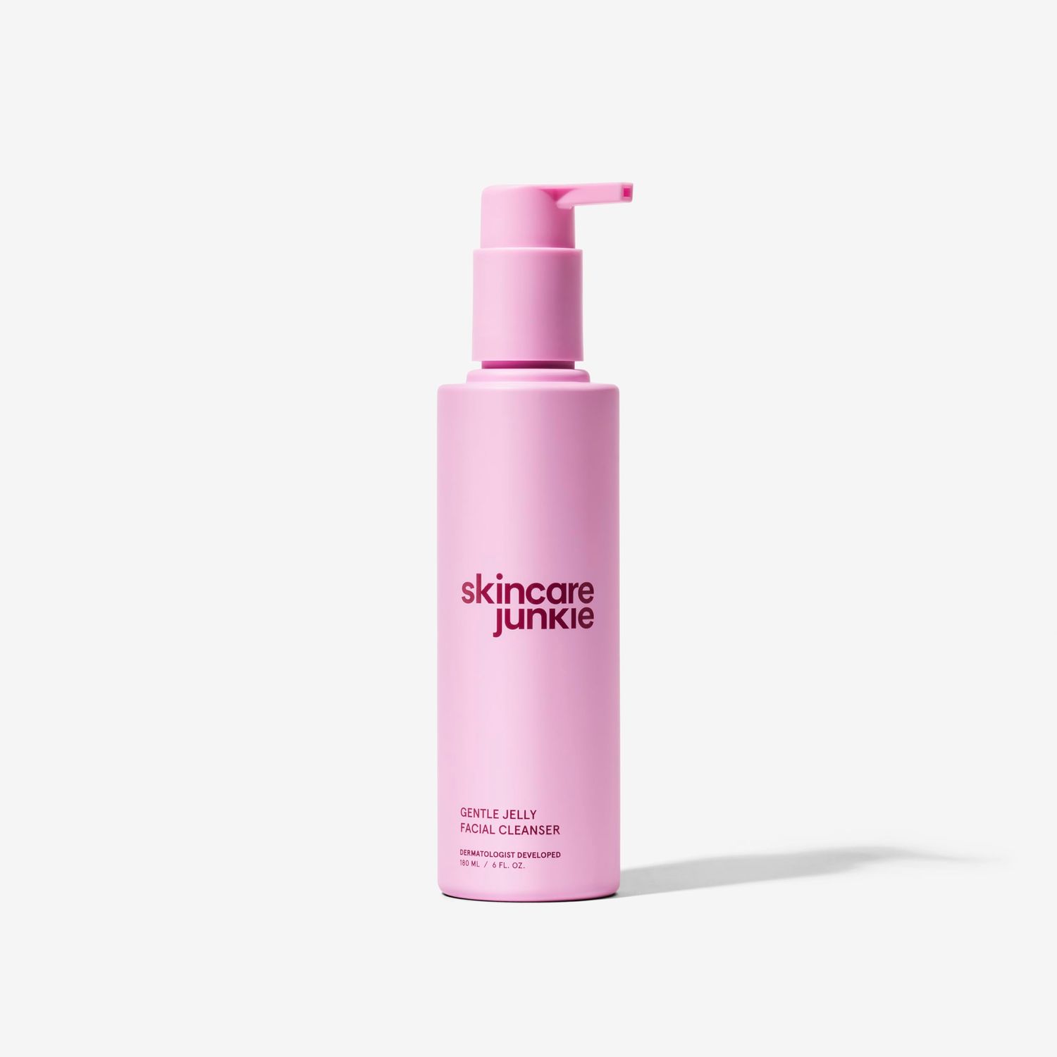 Skincare Junkie Jelly Facial Cleanser, Purifying Gel Cleanser, for Normal to Oily Skin with Hyaluronic Acid, Ceramides, Niacinamide, No Synthetic Fragrance, Dermatologist developed, 6 OZ