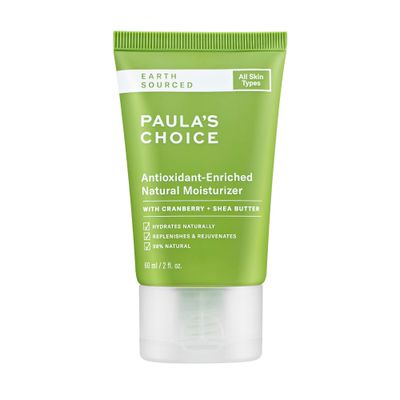 Paula&#39;s Choice EARTH SOURCED Antioxidant Enriched Natural Moisturizer with Shea Butter Vitamin E, 98 Natural Fragrance Free, 2 Ounce