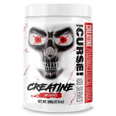 JNX SPORTS The Curse! Creatine Monohydrate Powder 100 Servings Pure Micronized Creatine 5g Per Serving 500g - 17.6 Ounce