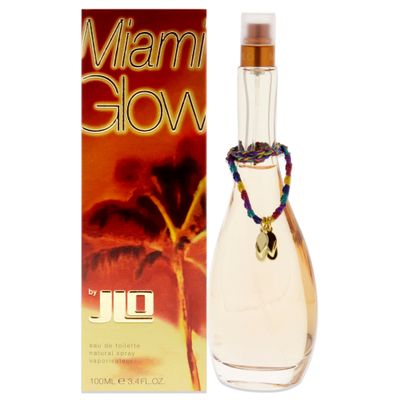 Jennifer Lopez Miami Glow Eau De Toilette Spray 3.3 Oz 100 Ml for Women