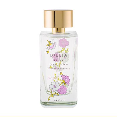 LOLLIA Relax Eau de Parfum, 3.4 fl. oz. - Women&#39;s Fragrance with Lavender Honey, White Orchids, Indian Amber Tahitian Vanilla