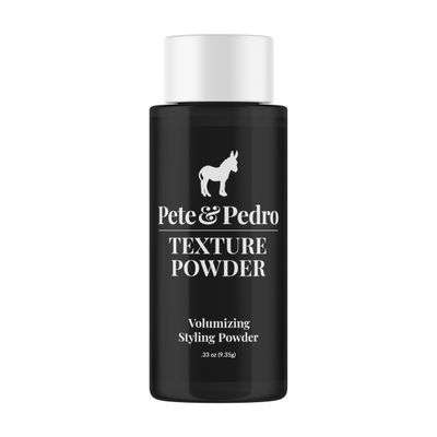 Pete Pedro TEXTURE POWDER - Texturizing and Volumizing Styling Powder For Men Women Adds Mega Volume Texture, Matte Finish, Root Lifting Restyleable Hold As Seen on Shark Tank, 0.33 oz.