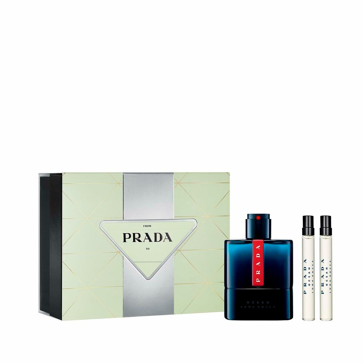 Prada Luna Rossa Ocean Eau de Toilette 2-Pcs Gift Set (Eau de Toilette Spray 3.4 fl oz 2 Eau de Toilette Spray 0.34 fl oz), S4519759