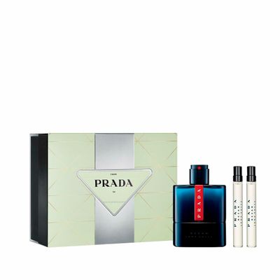 Prada Luna Rossa Ocean Eau de Toilette 2-Pcs Gift Set (Eau de Toilette Spray 3.4 fl oz 2 Eau de Toilette Spray 0.34 fl oz), S4519759