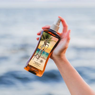 Panama Jack Amplifier Suntan Oil - Contains No Sunscreen Protection (0 SPF), Light Formula with Exotic Oils, Fruit and Nut Extracts, Tropical Fragrance, 8 FL OZ (Pack of 12)