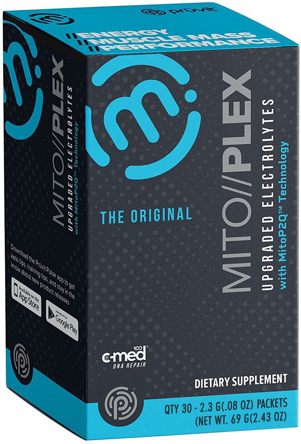 Pruvit MITOPLEX Upgraded Electrolytes with MitoP2Q Technology - MITOPLEX Supplement with Pure Therapeutic Ketones for Bones Growth, Energy Boost, and Immune System