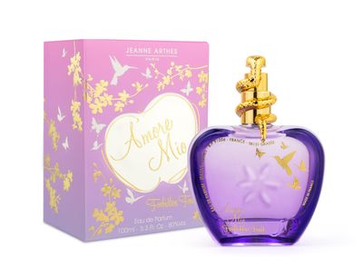 Jeanne Arthes - AMORE MIO FORBIDDEN FRUIT Eau de Parfum - Spray perfume for women - Fresh Floral Scent - Notes of Cassis, Raspberry Sorbet, Mandarin - Made in France - 3.38 Fl.oz