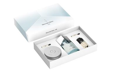 Mercedes-Benz Air LSA Giftset - Men's Cologne Set - Cologne for Men - Hair Oil, Shower Gel Body Wash, Perfumes for Men - Personal Care Products - 5 Pc