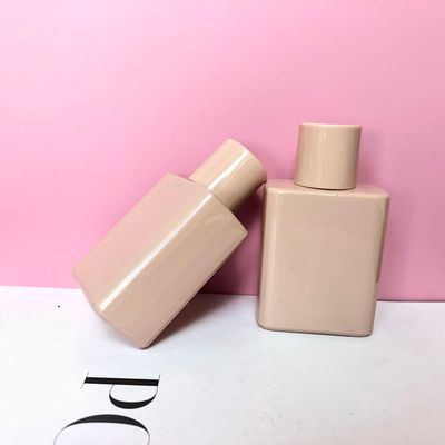 YORROR 2 Pack 50ml Pink Glass Perfume Atomizer, Empty Spray Bottle, Portable Fragrance Fine Mist Spray Bottle Dispenser for Travel