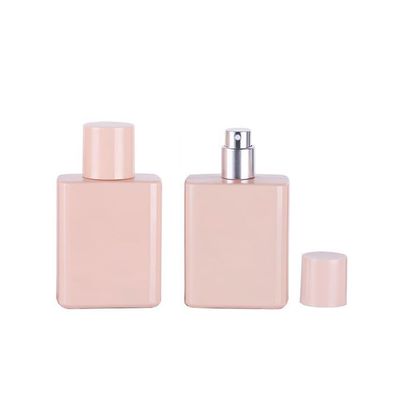 YORROR 2 Pack 50ml Pink Glass Perfume Atomizer, Empty Spray Bottle, Portable Fragrance Fine Mist Spray Bottle Dispenser for Travel