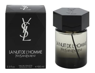 Yves Saint Laurent La Nuit De L&#39;Homme by Yves Saint Laurent for Men - 3.3 oz EDT Spray
