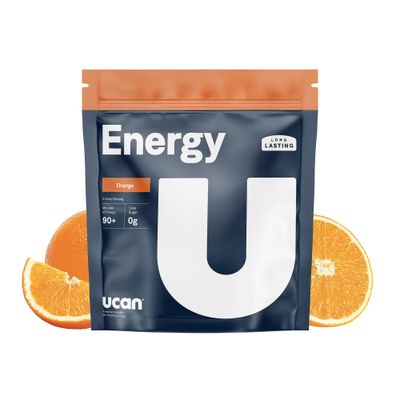 UCAN Energy Powder, Tropical Orange, Keto, Sugar-Free Pre Post Workout for Men Women, Non-GMO, Vegan, Gluten-Free, Great for Runners, Gym-Goers and High Performance Athletes (28 Servings, 24.6oz)