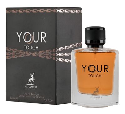 Lattafa Maison Alhambra Your Touch Eau de Parfum Spray for Men, 3.4 Ounce