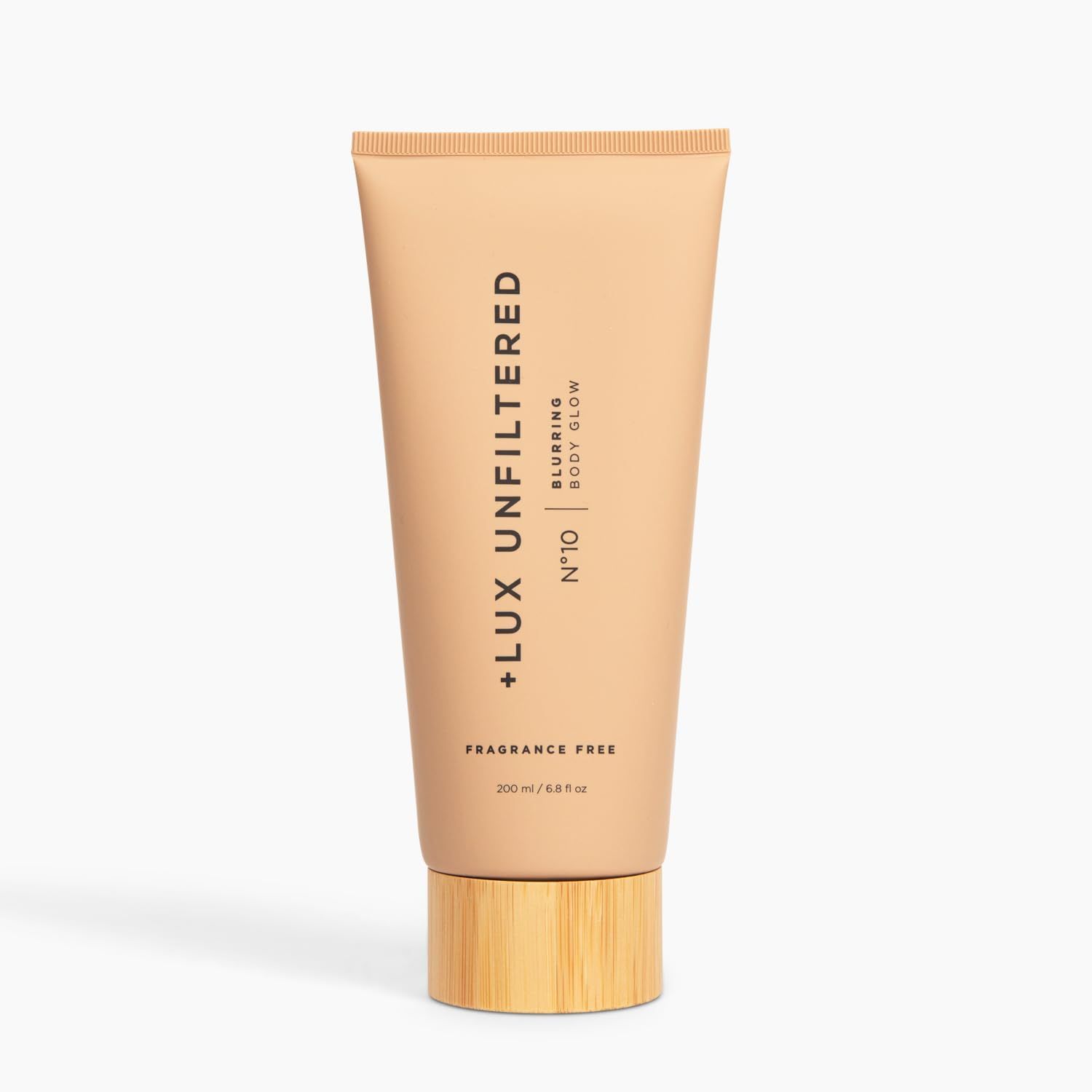 Lux Unfiltered N10 Blurring Body Glow Lotion - Instant Body Shimmer Lotion that Blurs Imperfections and Hydrates with Shea Butter, Squalane Vitamin C - Vegan, Cruelty Free, Fragrance Free