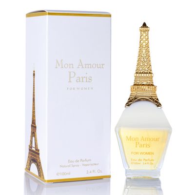 Mon Amour Paris for Women Eau De Parfum - Floral Fruity - Ylang-Ylang, Damascus Rose, Jasmine - Classy Elegant fragrance for Woman - Suitable for Daily Wear Special Occasions - 100ml Bottle
