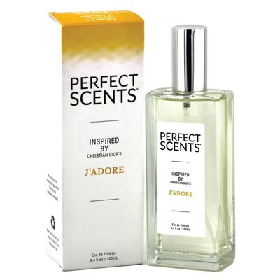 Perfect Scents Fragrances Inspired by CDs JAdore Womens Eau de Toilee Vegan, Paraben, Phthalate Free Never Tested on Animals 3.4 Fl Oz