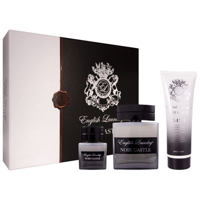 English Laundry Noir Castle Eau de Parfum 3 Piece Gift Set, 3.4 fl. oz.