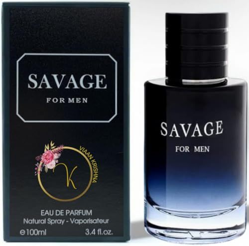 SAVAGE FOR MEN Cologne Eau de Parfum Men&#39;s Fragrance 3.4oz100ml, Natural Spray, Long Lasting