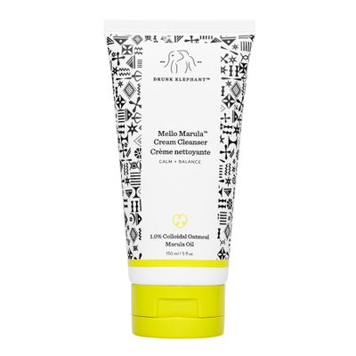 Drunk Elephant Mello Marula Cream Cleanser - 150 ml5 fl oz - Calming Face Wash - Clean Clinical Skincare - Cruelty-Free - Dermatologist-Tested - Free of Essential Oils, Silicones, and Fragrance
