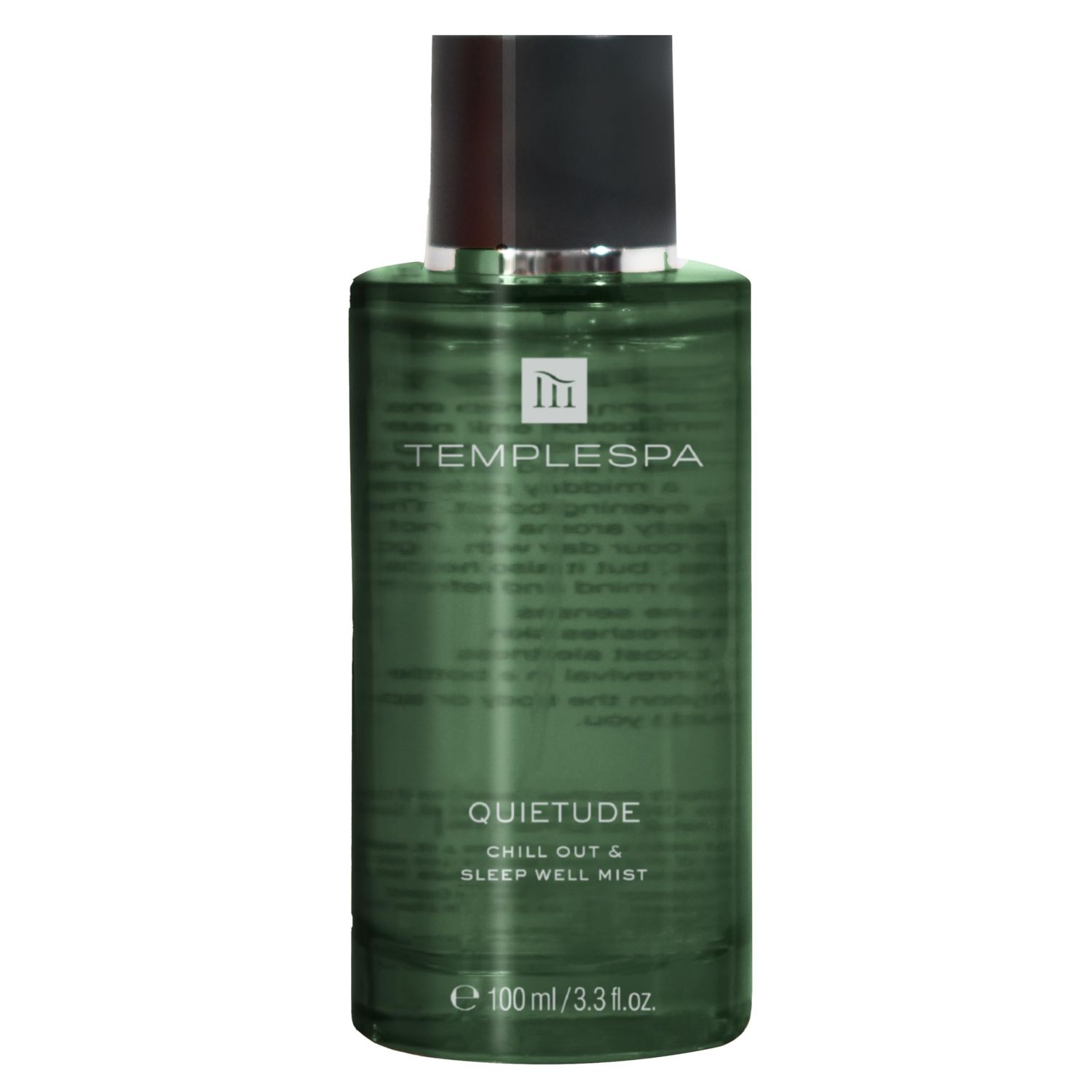 TEMPLESPA QUIETUDE Chill Out Sleep Well Mist - Natural Body Spray, Natural relaxation aid, Lavender, Vetivert, Cedarwood, Chamomile Fragrance, Natural Ingredients, Vegan 3.3 fl.oz.
