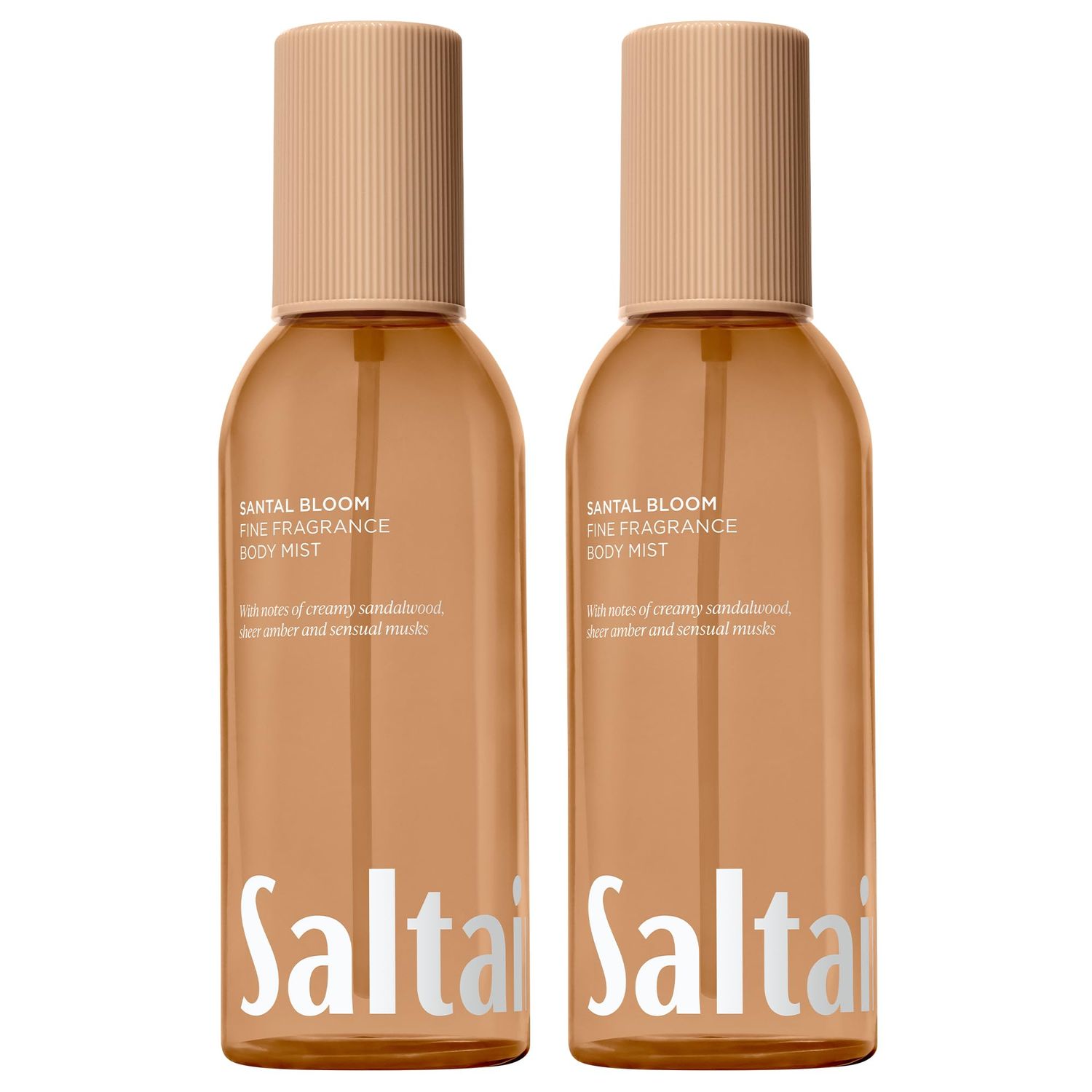 Saltair Body Mist 2 Pack - Fine Fragrance, Lightweight Body Spray Mist with Santal Bloom Scent. Long Lasting Perfume Mist. 2x 8oz Bottles